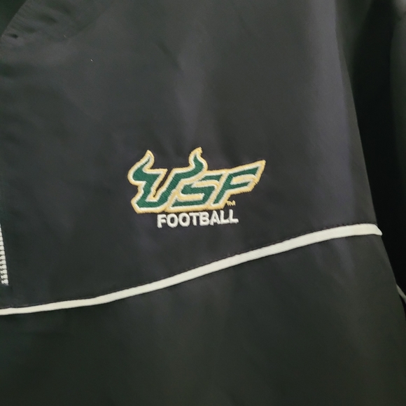 VTG Men Size M Nike Team Dri-fit USF Bulls University of South Florida pullover - Picture 3 of 13